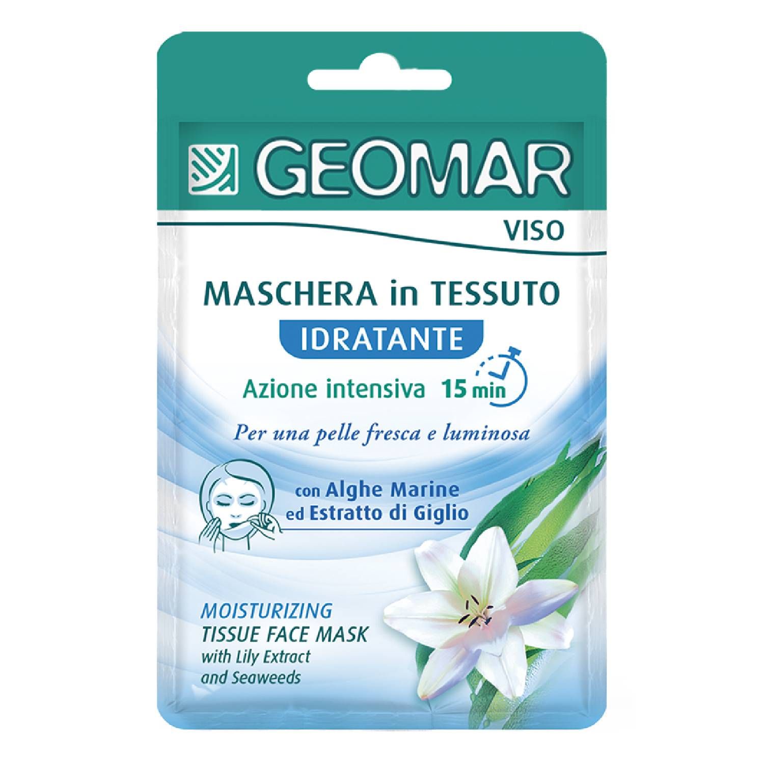 GEOMAR MASCHERA VISO IN TESSUTO ANTIETA'