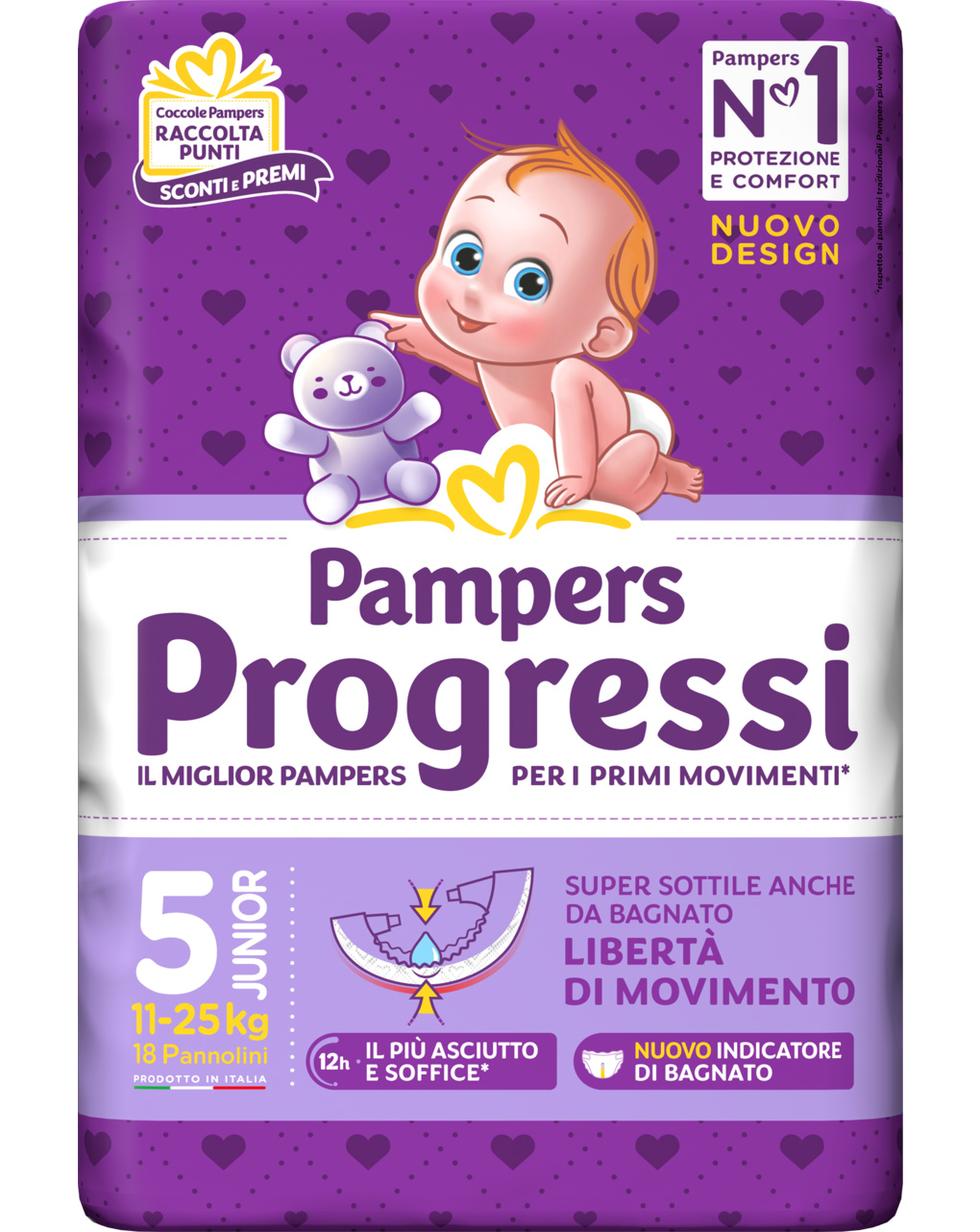 PAMPERS PROGRESSI X18 JUNIOR