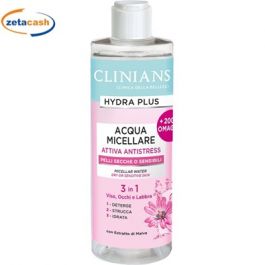 CLINIANS ACQUA MICELL.400ML A/STRESS