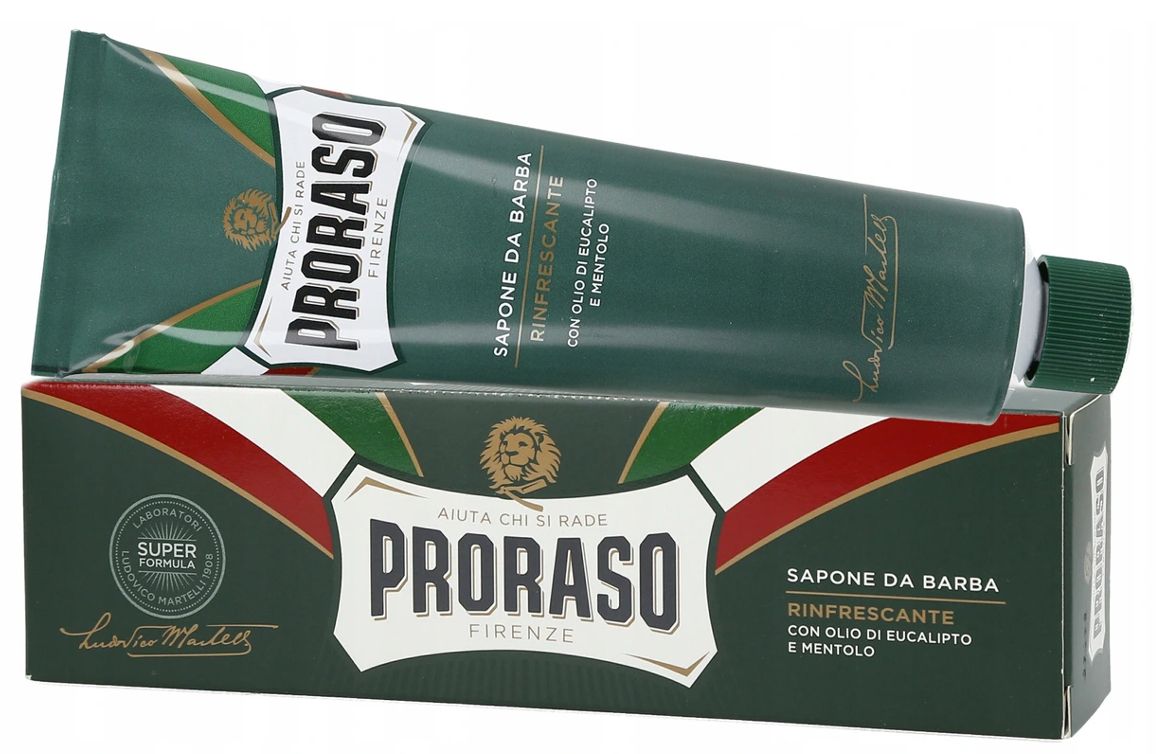 PRORASO CREMA BARBA TUBO 150ML VERDE