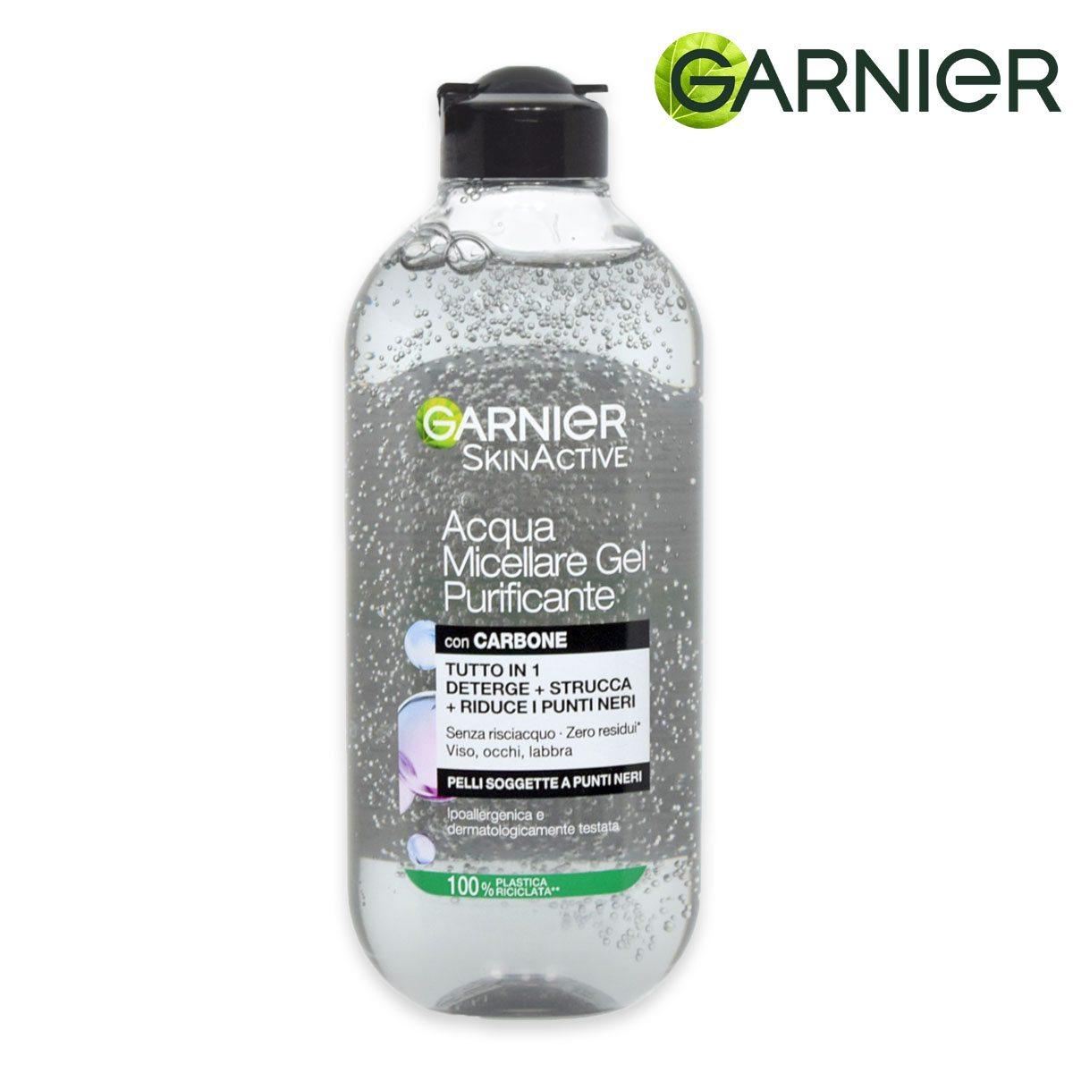 GARNIER ACQUA MICELLARE 400ML CARB.ATTIV