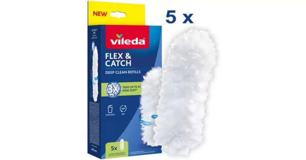 VILEDA FLEX&CATCH PIUMINO RICAMBIO 5PZ