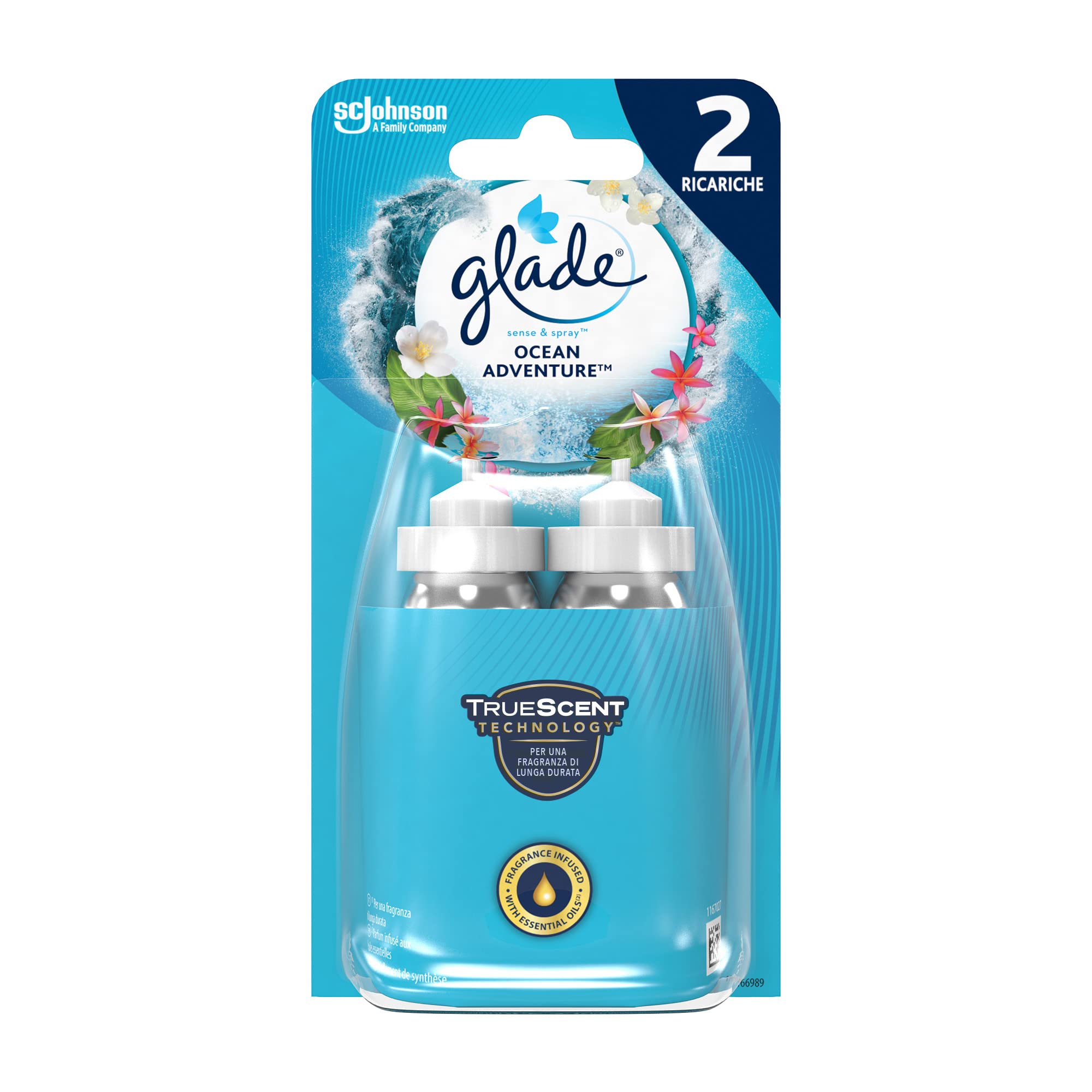 GLADE SENSE&SPRAY RICARICA X2 OCEAN ADV.