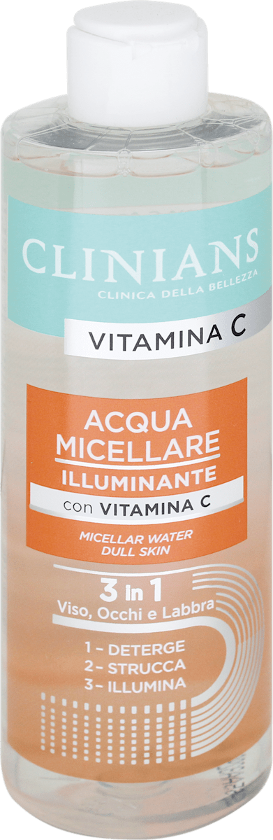 CLINIANS ACQUA MICELL.400ML VITAMINA C