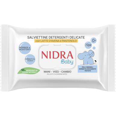 NIDRA BABY SALVIETTINE 72PZ