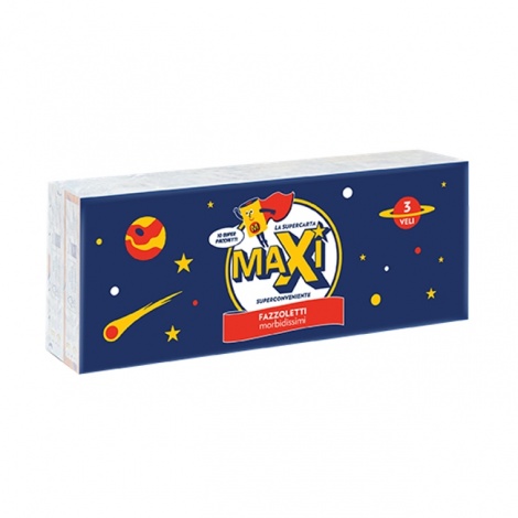 MAXI FAZZOLETTI 3VELI X 10