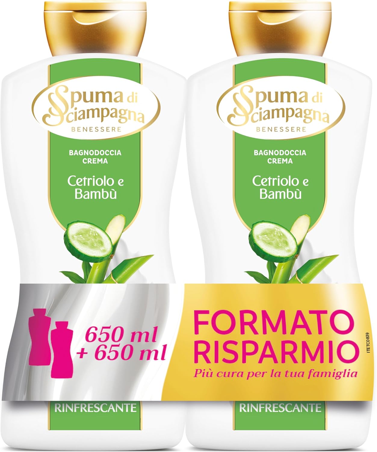 SPUMA DI SC.BAGNO 650ML CETRIOLO&BAMBU'