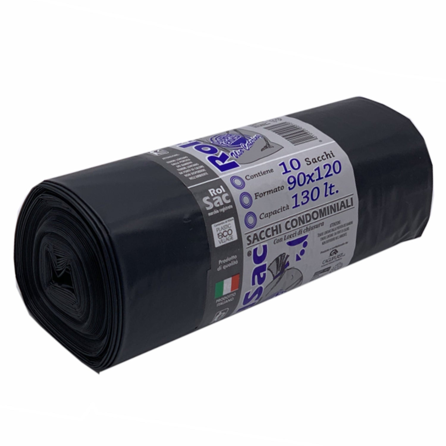 SACC.N.U.ROULLA 90X120 X15 1KG NERO