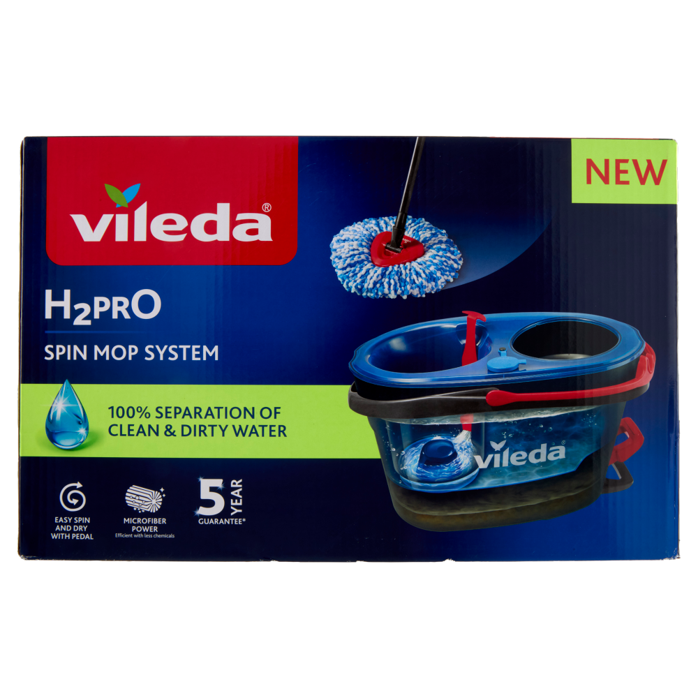 VILEDA H2PRO SPIN MOP SYSTEM COMP.+RIC.