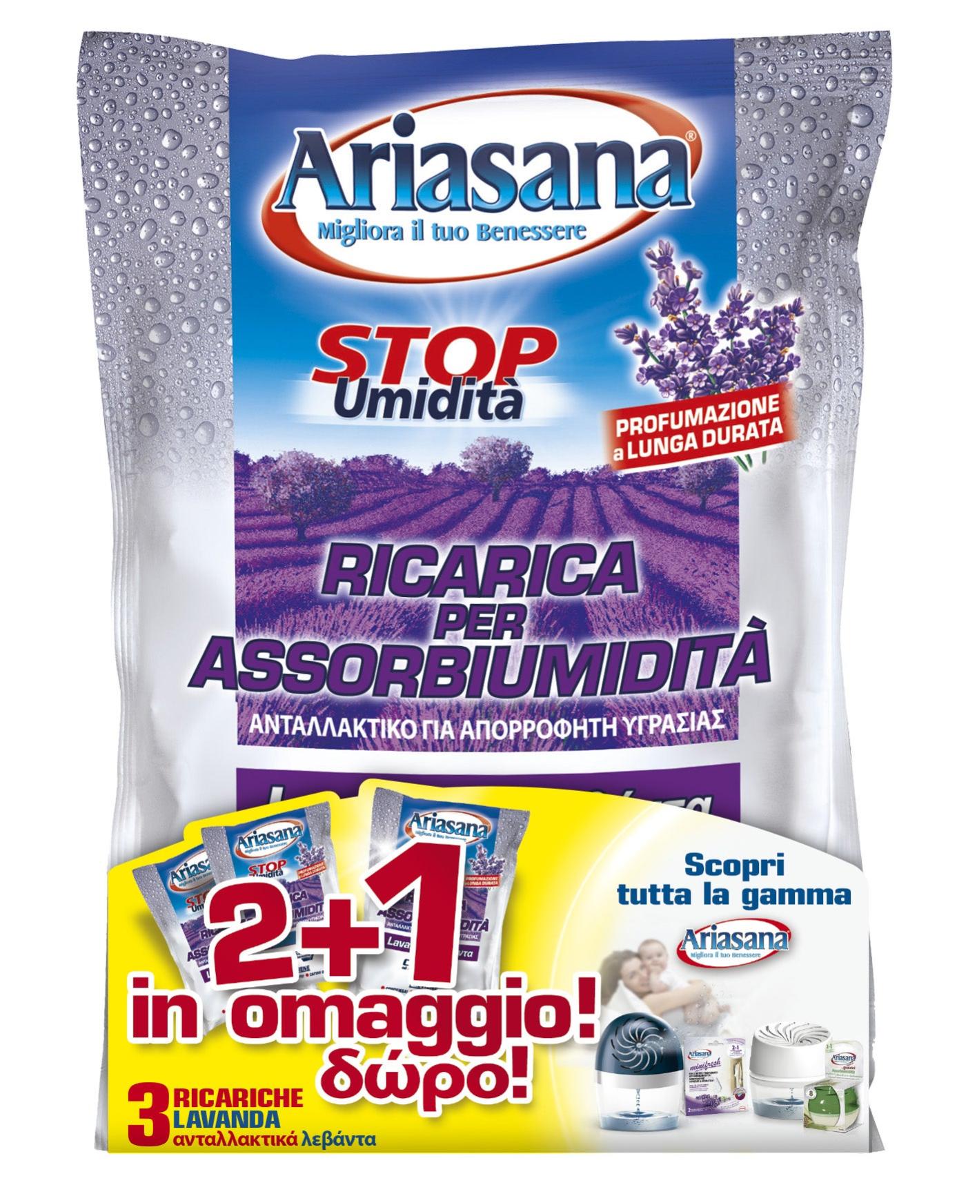 ARIASANA SALI ASSORBIUMIDITA'LAVANDA 3PZ