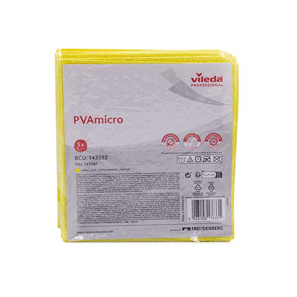 VILEDA PANNO PVA MICR.38X35 5PZ GIALLO