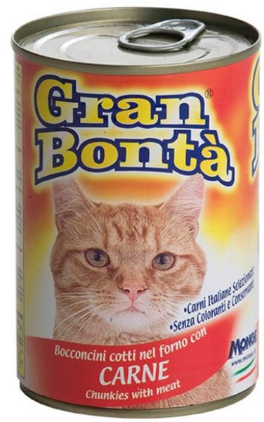 GRAN BONTA'GATTO BOCCONC.400GR.CARNE